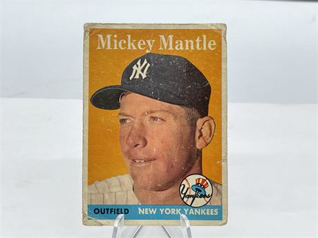 1958 MICKEY MANTLE TOPPS