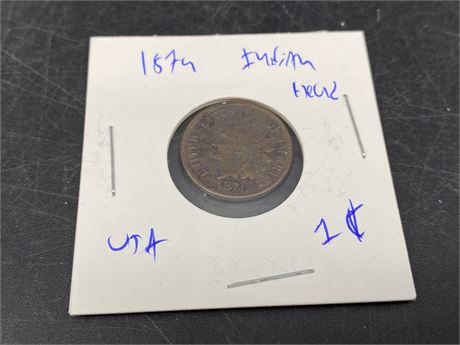 1874 UNITED STATES PENNY