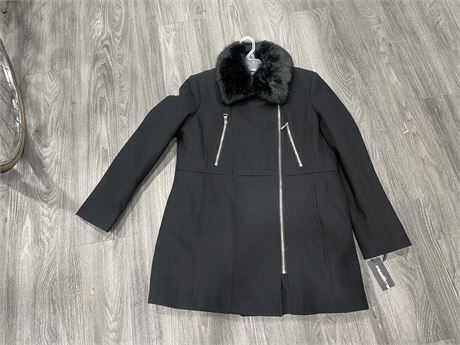 NEW WITH TAGS KARL LAGERFELD BLACK COAT SIZE XL