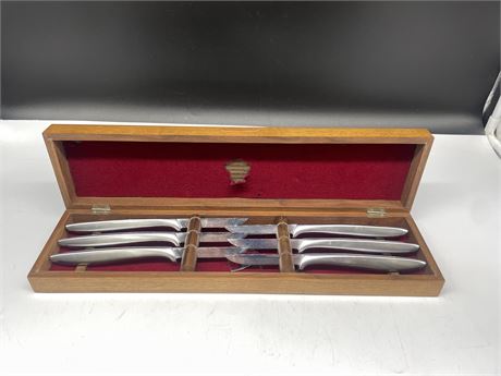 6PC COMPLETE SET OF GERBER KNIVES - MADE IN USA