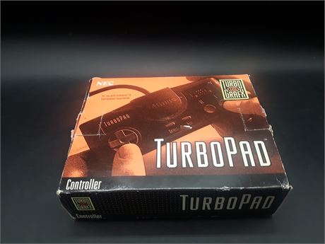 RARE - TURBO GRAFX CONTROLLER - WITH BOX - VERY GOOD CONDITION
