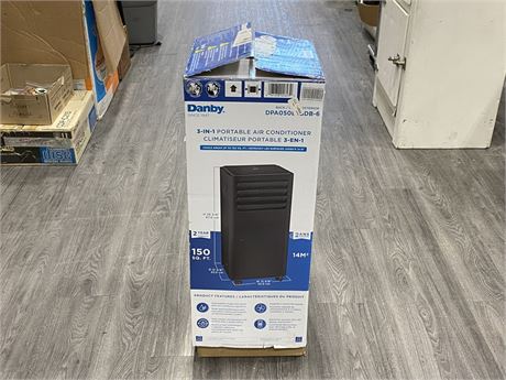 DANBY OPEN BOX AIR CONDITIONER W/MANUAL (SPECS IN PHOTOS)