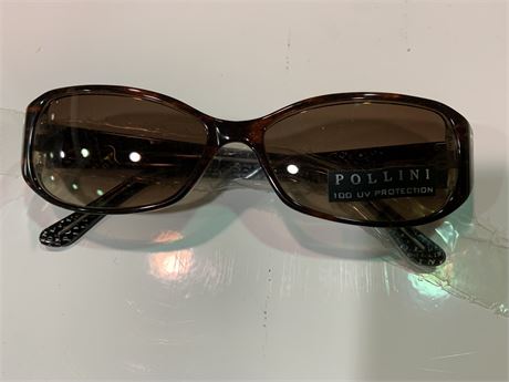 NEW POLLINI SUNGLASSES WITH STUDS (BROWN)