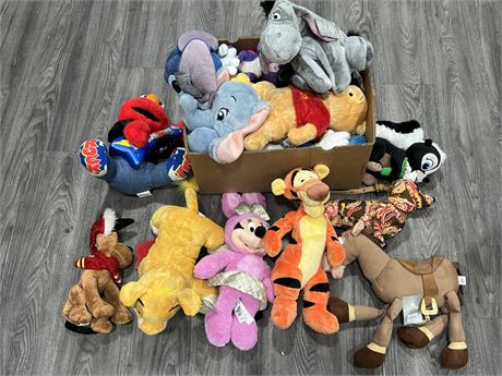 BOX OF MISC STUFFIES