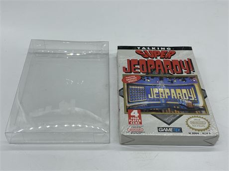 SEALED - SUPER JEOPARDY NES (WRAPPING SIGHTLY TORN ON FRONT)