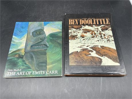 EMILY CARR + BEV DOOLITTLE BOOKS
