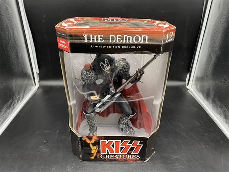 KISS “THE DEMON” LIMITED EDITION EXCLUSIVE 12” FIGURINE (Gene Simmons)