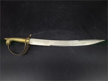 TRADITIONAL INDIAN SWORD WITH CASE (1FT LONG)