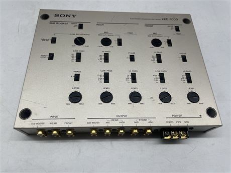 SONY XEC-1000 ELECTRONIC CROSSOVER NETWORK