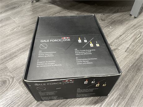 BOX OF GALE FORCE ONE SAFETY CANDLE EXTINGUISHER