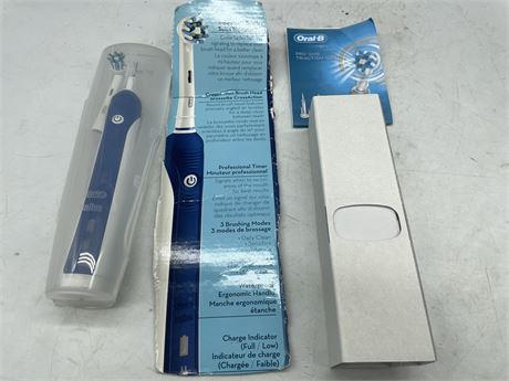 NEW ORAL-B ELECTRIC TOOTHBRUSH