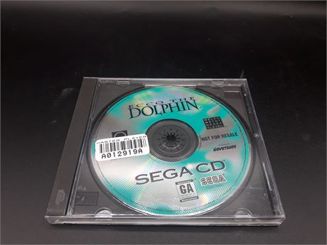 ECCO THE DOLPHIN -(DISC ONLY) VERY GOOD CONDITION - SEGA CD
