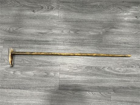 VINTAGE CANE W/ NICE ACCENTS - 34” LONG
