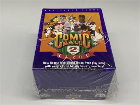 SEALED COMIC BALL 2 CARDS BOX