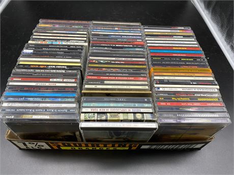 APPROX. 75 GRUNGE HARD ROCK CDS