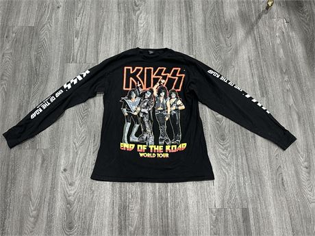 AS NEW KISS END OF THE ROAD WORLD TOUR BAND T-SHIRT (L)