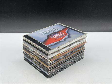 10 AC/DC CDS - ALL SUPER CLEAN