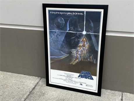 STAR WARS ORIGINAL 77’ THEATRICAL ONE SHEET POSTER STYLE-A 1ST PRINTING(27”x41”)
