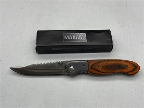 (NEW) MAXAM KNIFE W/4” BLADE