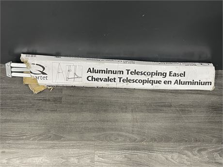 ALUMINUM TELESCOPING EASEL MAXIMUM 64”