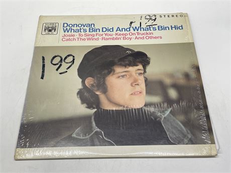 DONOVAN - WHAT’S BIN DID AND WHAT’S BIN HID W/ OG SHRINK - VG+