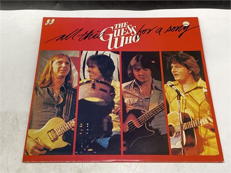 THE GUESS WHO - ALL THIS FOR A SONG - NEAR MINT (NM)