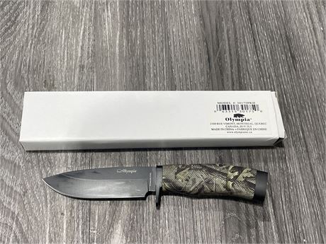 NEW OLYMPIA HUNTING KNIFE - 9” LONG