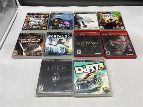 10 PS3 GAMES - EXCELLENT CONDITION