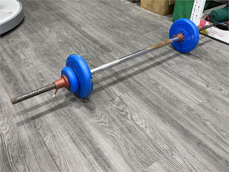 BARBELL WITH WEIGHTS - 10KG