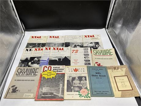 15 VINTAGE 1940-60 RADIO PUBLICATION BOOKLETS