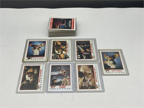 1990 TOPPS GREMLINS 2 (54 OF 84 CARD SET) + ALL GIZMO - VINTAGE / RARE