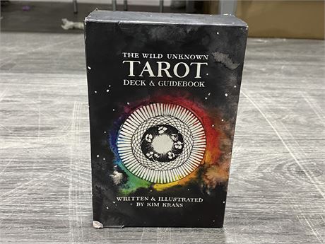 THE WILD UNKNOWN TAROT DECK AND GUIDEBOOK BY KIM KRANS - COMPLETE