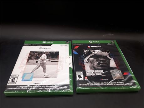 SEALED - MADDEN & FIFA ULTIMATE COLLECTORS EDITION - XBOX