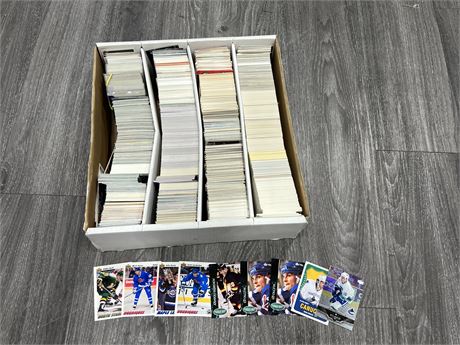 BOX OF NHL CARDS