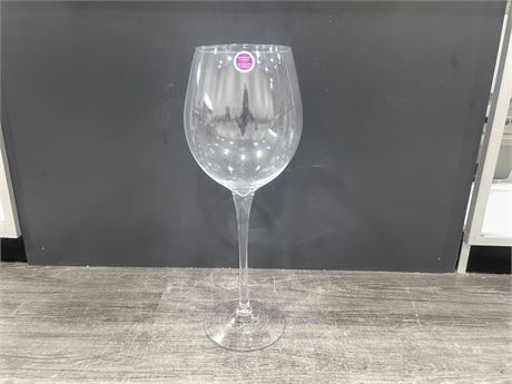 LARGE 2FT HANDMADE WINE GLASS - MADE IN POLAND