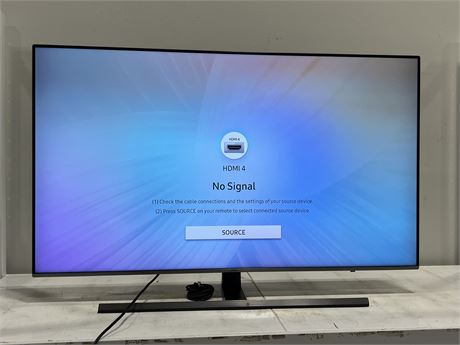 SAMSUNG 55” TV - WORKS - MODEL NO. IN PICS