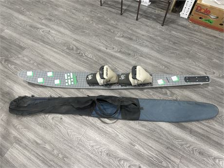 MACH 1 COMPETITION WATERSKI W/ HERB O BRIAN FIN & CARRYING CASE (67”)