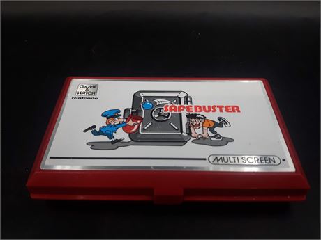 RARE - SAFEBUSTER - EXCELLENT CONDITION - GAME & WATCH