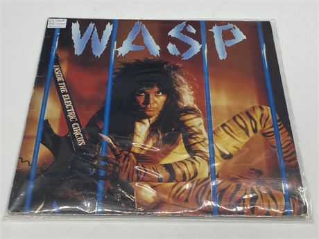 WASP - INSIDE THE ELECTRIC CIRCUS W/OG INNER SLEEVE - EXCELLENT (E)