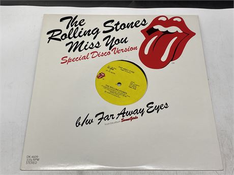 THE ROLLING STONES - MISS YOU SPECIAL DISCO VERSION - NEAR MINT (NM)