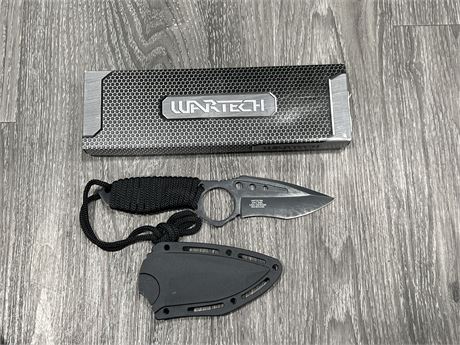 NEW WARTECH KNIFE W/ SHEATH - 3” BLADE