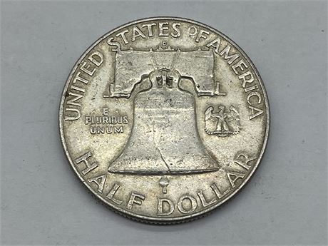 USA FRANKLIN 1963 - 50 CENT COIN