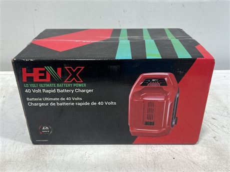 (NEW) HENX 40 VOLT RAPID BATTERY CHARGER