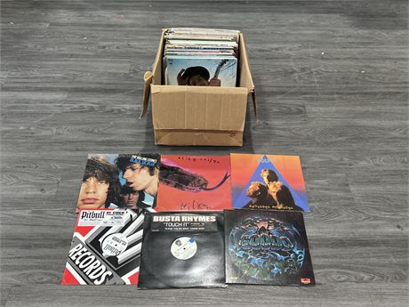 BOX OF GOOD TITLE RECORDS - CONDITION VARIES