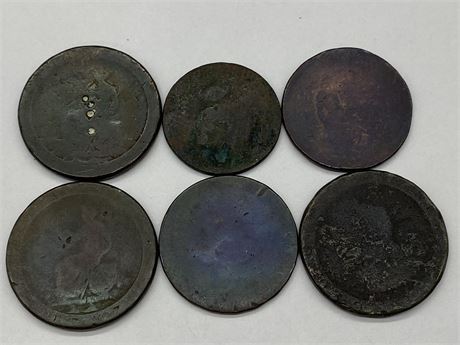 LOT OF ANCIENT COINS — 1700’S POSSIBLY