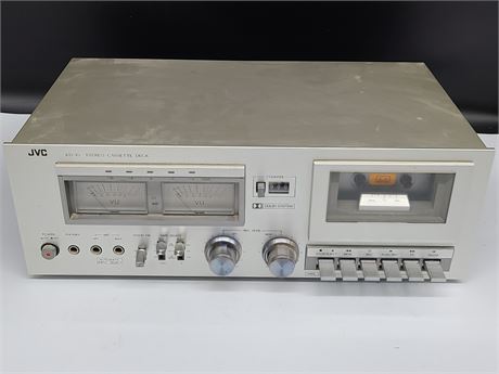 JVC KD-10 DUAL CASSETTE PLAYER WITH MANUAL
