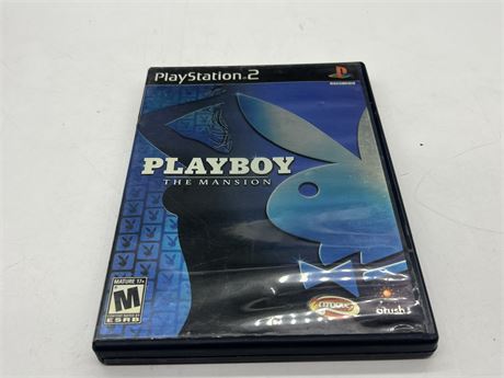 PLAYBOY THE MANSION - PS2 W/INSTRUCTIONS - GOOD CONDITION