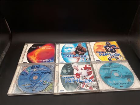 COLLECTION OF SEGA DREAMCAST GAMES