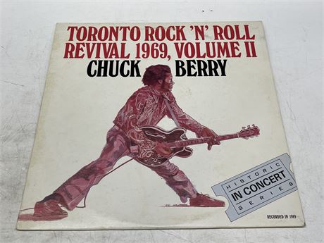 TORONTO ROCK N ROLL REVIVAL 1969 VOL. II - CHUCK BERRY - VG+