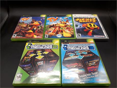 COLLECTION OF ORIGINAL XBOX GAMES - VERY GOOD CONDITION